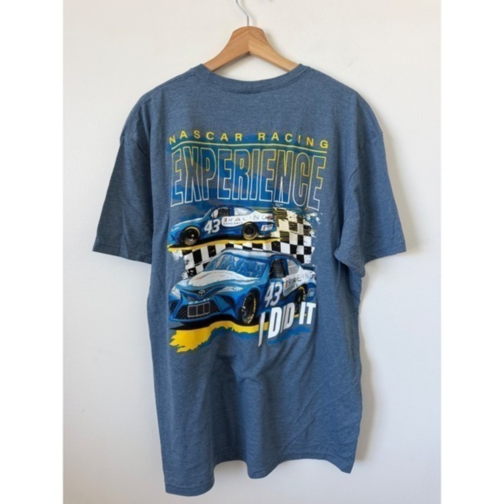 NASCAR Racing Experience Graphic T-Shirt – Blue – Men's Size XL – NWT